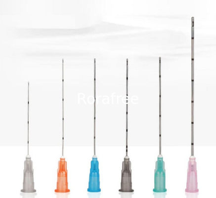 China 25g 50mm Micro Plastic Cannula Blunt Tip Canula Needle for Dermal Filler supplier