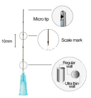 Medical Injectable Micro Cannula Blunt Tip Cannula Needle for Filler Injection supplier