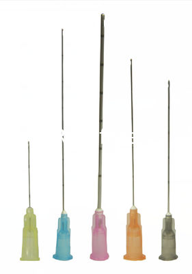 High quality 50pcs Mirco Blunt wholesale safety needle syringe stainless steel 25G 27G micro blunt cannula for hyaluroni supplier