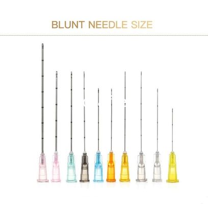 18G 21G 22G 23G 25G 27G 30G Disposable Puncture Needle Hyaluronic Acid Facial Body Filler Ce Micro Blunt Tip Cannu supplier