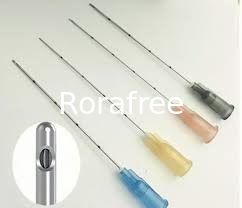 Types of Size Blunt Tip Microcannula Needle IV Micro Cannula for Dermal Filler Injection supplier