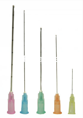CE Marked Time Machine Fine Plastic Micro Blunt Cannula Needle Sizes 25g 50mm 18g 70 mm Pcl Threads for Hyaluronic Acid supplier