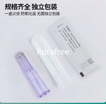Nanosoft Microneedles 34G 1.0mm 1.2mm 1.5mm Fillmed Hand Three Needles for Anti Aging Around Eyes and Neck Lines Skin Ca supplier