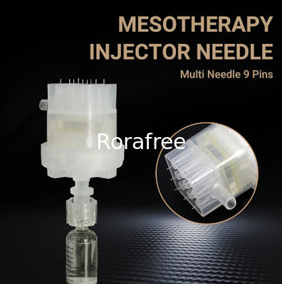 9 pins Disposable Injection pinhead for meso gun, Negative Pressure Cartridge Needles Tip for EZ Vacuum Mesotherapy maso supplier