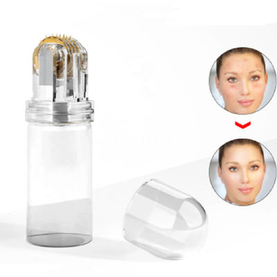 Derma Roller System 64 Pin HR64 Hydra Stamp Titanium Microneedle Serum Applicator with Gold Needle Tips for Facial Skin supplier