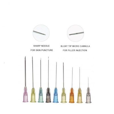 Alta qualidade coreia fina micro agulha sem corte canula 14g 90mm ponta sem corte cânula agulha para enchimento hialurôn supplier