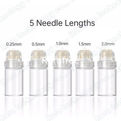 Hydra Micro Needle Titanium Tips Derma Needles Skin Care Anti Aging Whiten Bottle Stamp Serum Injection Reusable 20 Pin supplier