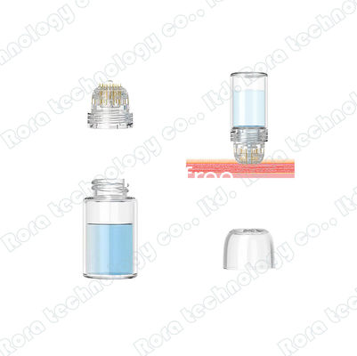 Hydra Micro Needle Titanium Tips Derma Needles Skin Care Anti Aging Whiten Bottle Stamp Serum Injection Reusable 20 Pin supplier