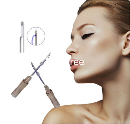 Pdo Screw Sharp Needle 26g 60mm Threads Pdo Fish Bone 18g 120mm Molding Cog Thread with W Blunt Needle supplier