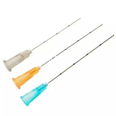 Korea good price high quality disposable 25g 27g 30g 70mm micro cannula blunt needle supplier