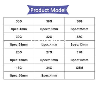 CE Approved Disposable Hypodermic Hypodermic Medical Injection Syringe Needles supplier