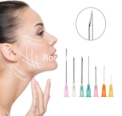 Korea material Stainless Steel Sterilize Meso Sharp Needle For Syringe Injection 30g 32g 34g 4mm 6mm 13mm 25mm supplier