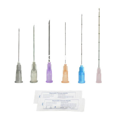 25g 50mm Micro Plastic Cannula Blunt Tip Canula Needle for Dermal Filler supplier