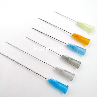 Production of high strength disposable hypodermic filler needle 14g 18g 30g canula Micro blunt tip cannula with filler supplier